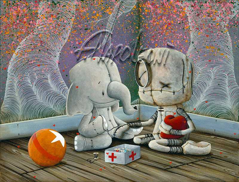 Fabio Napoleoni That's What Friends are For (SN) Paper (Framed)